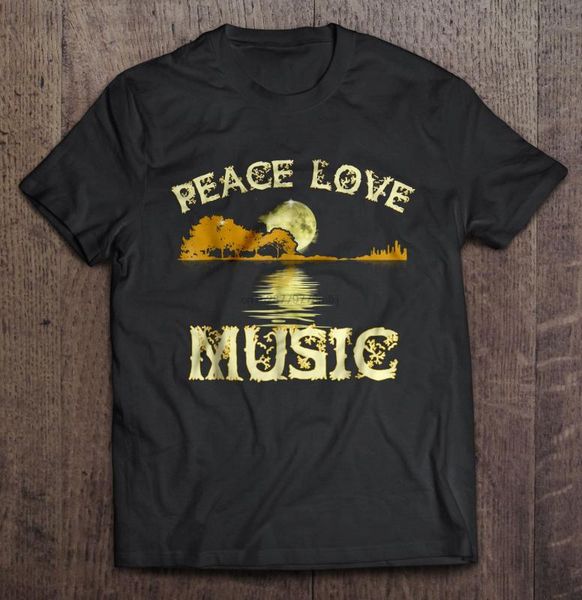 peace love music tshirts, White;black
peace love music tshirts, White;black