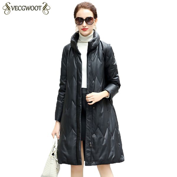 down genuine leather jacket women 2018 winter sheep skin coats black loose warm leather coats female hp359
down genuine leather jacket women 2018 winter sheep skin coats black loose warm leather coats female hp359