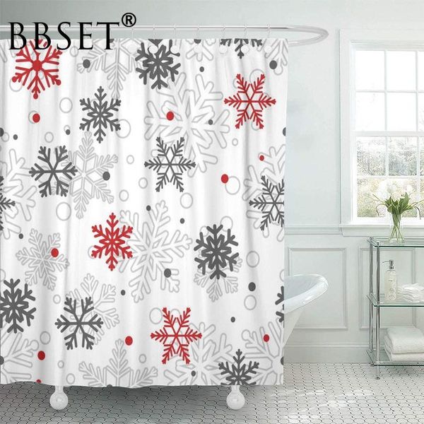 christmas theme shower curtain big and small red gray snowflakes pattern waterproof multi-size cortina de bano bathroom decor
christmas theme shower curtain big and small red gray snowflakes pattern waterproof multi-size cortina de bano bathroom decor
