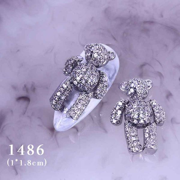 3pcs new rhinestone bear nail ornaments diamond nail decoration golden/silver teddy bear art decoration accessories, Silver;gold
3pcs new rhinestone bear nail ornaments diamond nail decoration golden/silver teddy bear art decoration accessories, Silver;gold