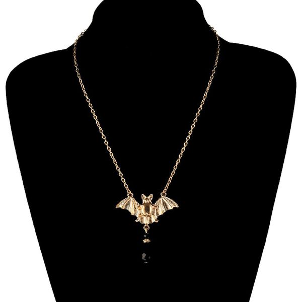 exquisite fashion simple european and american women's alloy plating necklace alloy bat pendant new jewelry xl860, Golden;silver
exquisite fashion simple european and american women's alloy plating necklace alloy bat pendant new jewelry xl860, Golden;silver