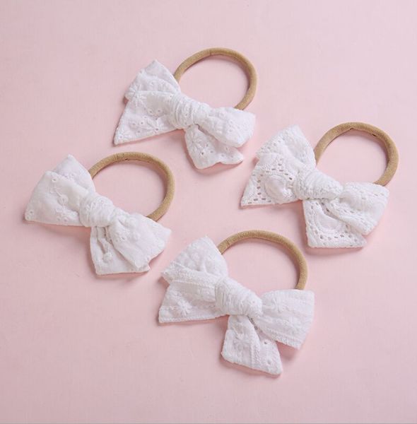 girls lace bows scrunchie sweet white lace hollow floral embroidery kids elastic headband ponytail holder children princess hairbands y2921, Slivery;white
girls lace bows scrunchie sweet white lace hollow floral embroidery kids elastic headband ponytail holder children princess hairbands y2921, Slivery;white