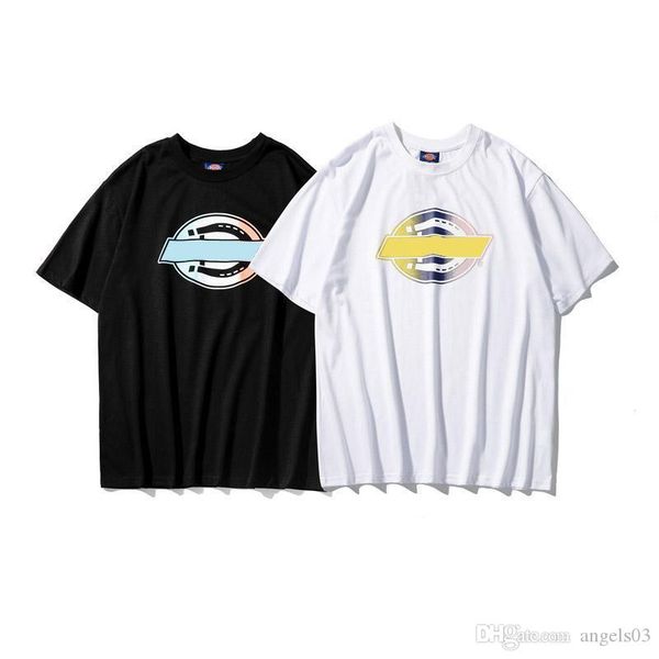 2019 summer men's t-shirtss european and american popular men's t-shirts printing tide brand dicki ess fashion wild men and women, White;black
2019 summer men's t-shirtss european and american popular men's t-shirts printing tide brand dicki ess fashion wild men and women, White;black
