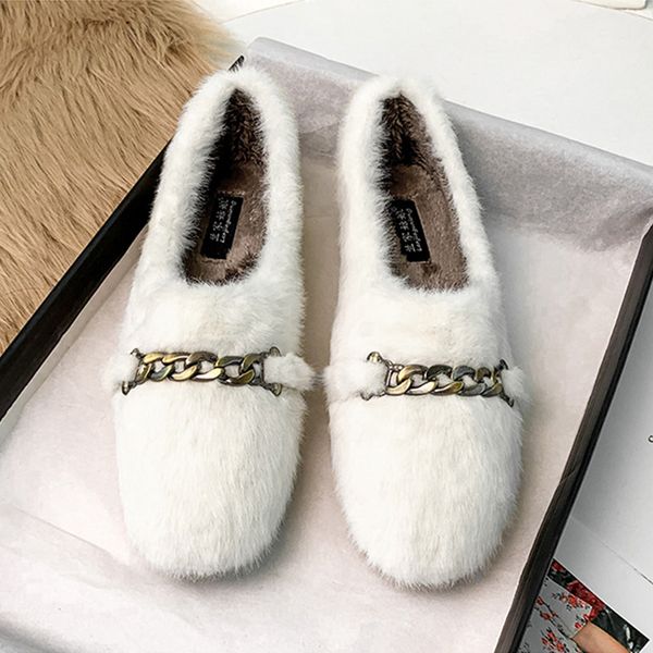 plus size 35-43 winter mink hair plush fur oxfords loafers ladies brand metal chains shoes woman driving cotton moccasins flats, Black
plus size 35-43 winter mink hair plush fur oxfords loafers ladies brand metal chains shoes woman driving cotton moccasins flats, Black