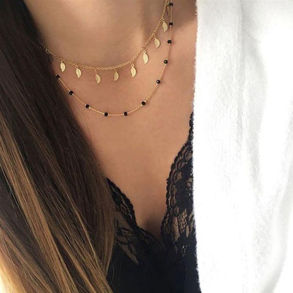 boho многослойные ожерелья листьев черные бусины для девушки женщин металлические цепи многослойные ожерелья партии ювелирных изделий collar, Silver
boho многослойные ожерелья листьев черные бусины для девушки женщин металлические цепи многослойные ожерелья партии ювелирных изделий collar, Silver