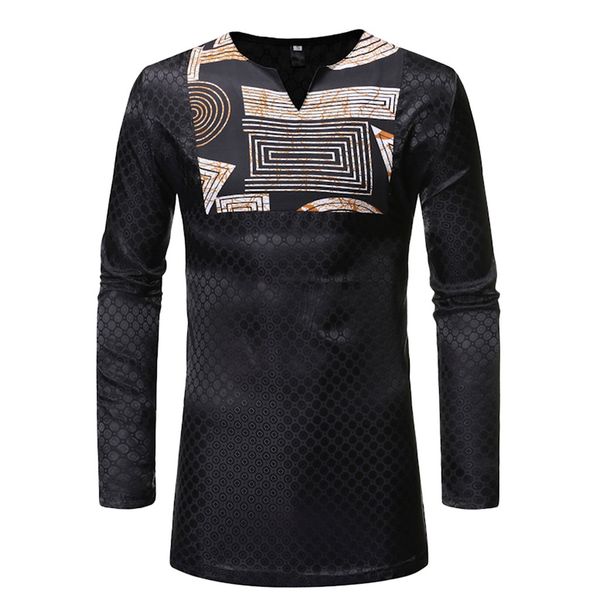 2019 camisa masculina camisas hombre men vintage african print printed long sleeve v-neck blouse men shirt shirts, White;black
2019 camisa masculina camisas hombre men vintage african print printed long sleeve v-neck blouse men shirt shirts, White;black