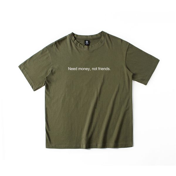 need money not friends t shirt letter print short sleeve tees for summer men women fashion t shirts couple clothing, White;black
need money not friends t shirt letter print short sleeve tees for summer men women fashion t shirts couple clothing, White;black