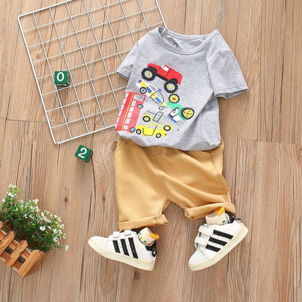 2020 summer new children's cartoon short-sleeved suit boy cartoon short-sleeved t-shirt + shorts cotton sports two-piece suit, White
2020 summer new children's cartoon short-sleeved suit boy cartoon short-sleeved t-shirt + shorts cotton sports two-piece suit, White