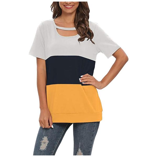 fashion t shirt women patchwork tee female ropa mujer 2020 vintage tee shirt femme camisetas plus size xxl, White
fashion t shirt women patchwork tee female ropa mujer 2020 vintage tee shirt femme camisetas plus size xxl, White