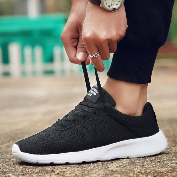 men running shoes basket sneakers men outdoor sports shoes for male mesh athletic trainers walking jogging hombre footwear, Black
men running shoes basket sneakers men outdoor sports shoes for male mesh athletic trainers walking jogging hombre footwear, Black