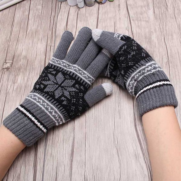 2020 warm winter female wool knitted wrist gloves women men snowflake pattern full finger gloves mittens driving gloves, Blue;gray
2020 warm winter female wool knitted wrist gloves women men snowflake pattern full finger gloves mittens driving gloves, Blue;gray