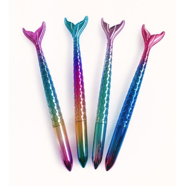 36 pcs/lot gradient mermaid gel pen colorful 0.5 mm black signature pens for girls gift school office writing supplies
36 pcs/lot gradient mermaid gel pen colorful 0.5 mm black signature pens for girls gift school office writing supplies