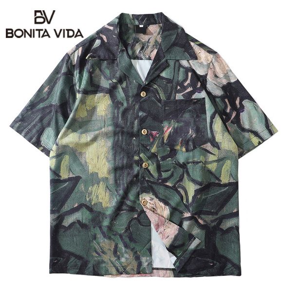 men's casual shirts bonita vida hand paint full printed hawaiian street men summer fashion harujuku shirt, White;black
men's casual shirts bonita vida hand paint full printed hawaiian street men summer fashion harujuku shirt, White;black