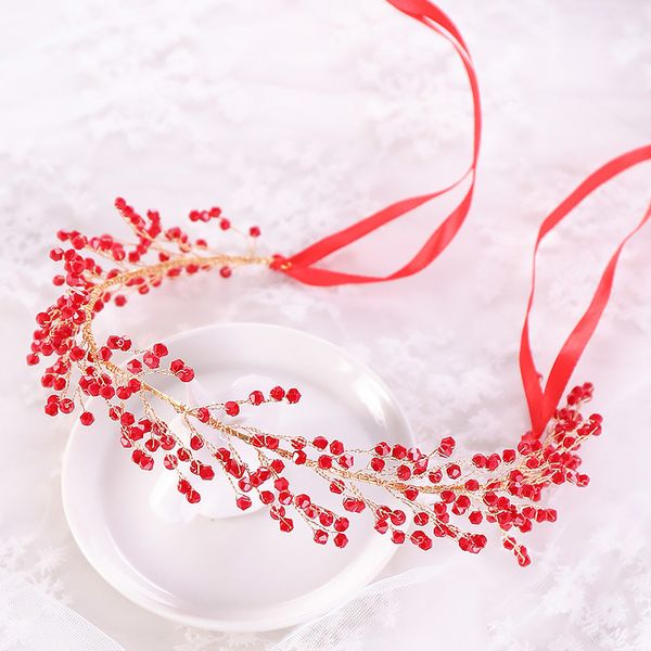 classic red crystal beads hairband bride tiaras headpiece bridal headbands head jewelry noiva wedding hair accessories bh, Golden;white
classic red crystal beads hairband bride tiaras headpiece bridal headbands head jewelry noiva wedding hair accessories bh, Golden;white