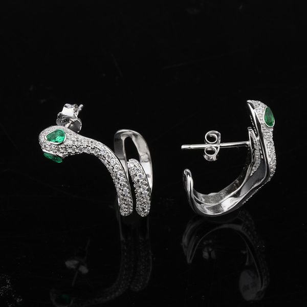 Longxuan European and American Brand Creative 925 Silver Needle Ear Nail Lady Snakeshaped Ear Ring Bone Clip Personal Accessory
Longxuan European and American Brand Creative 925 Silver Needle Ear Nail Lady Snakeshaped Ear Ring Bone Clip Personal Accessory