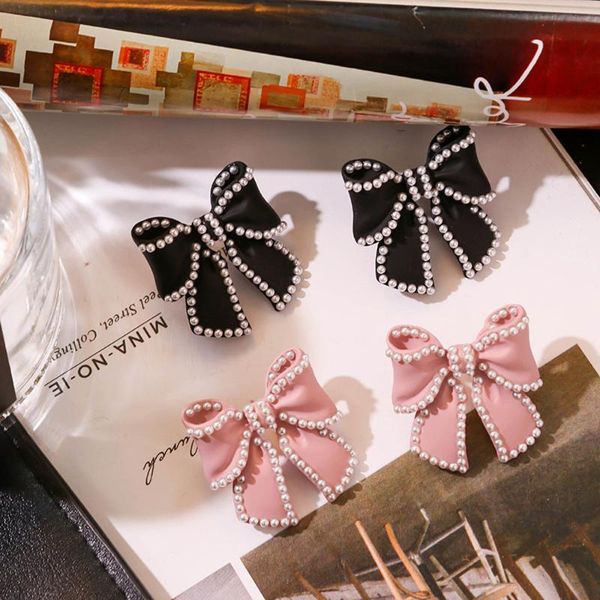 korean fashion jewelry luxury romantic enamel pearl bow bowknot metal butterfly stud earrings party accessories gifts for women, Golden;silver
korean fashion jewelry luxury romantic enamel pearl bow bowknot metal butterfly stud earrings party accessories gifts for women, Golden;silver