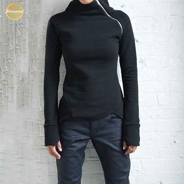 new women casual solid long sleeve pullovers hoodies turtleneck slim fit 2019 zippers autumn half sweatshirts plus size, Black
new women casual solid long sleeve pullovers hoodies turtleneck slim fit 2019 zippers autumn half sweatshirts plus size, Black