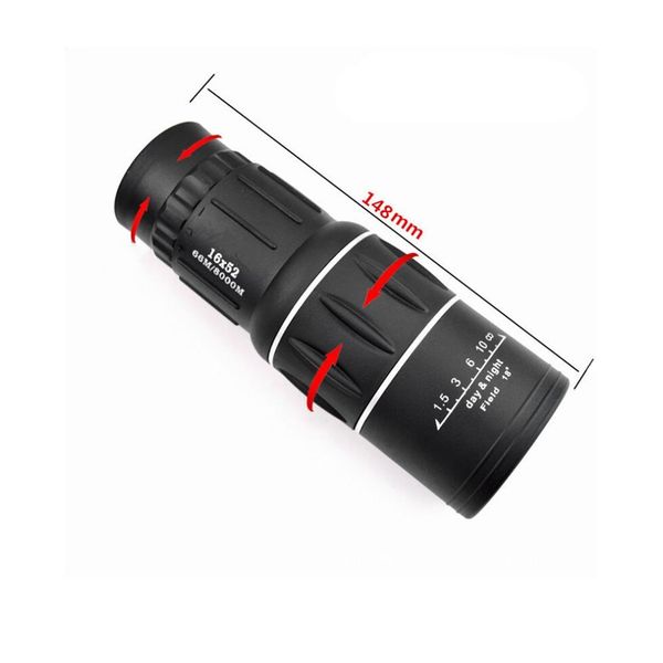 new 16 x 52 dual focus monocular spotting telescope zoom optic lens binoculars coating lenses hunting optic scope monocular
new 16 x 52 dual focus monocular spotting telescope zoom optic lens binoculars coating lenses hunting optic scope monocular