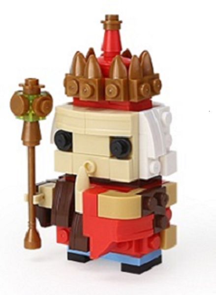 small particle toy block chinese cartoon animation journey to the west figure model child toys