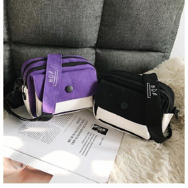 fashion women patchwork canvas messenger bag shoulder bags 2019 new arrivals female students school bags handbags
fashion women patchwork canvas messenger bag shoulder bags 2019 new arrivals female students school bags handbags