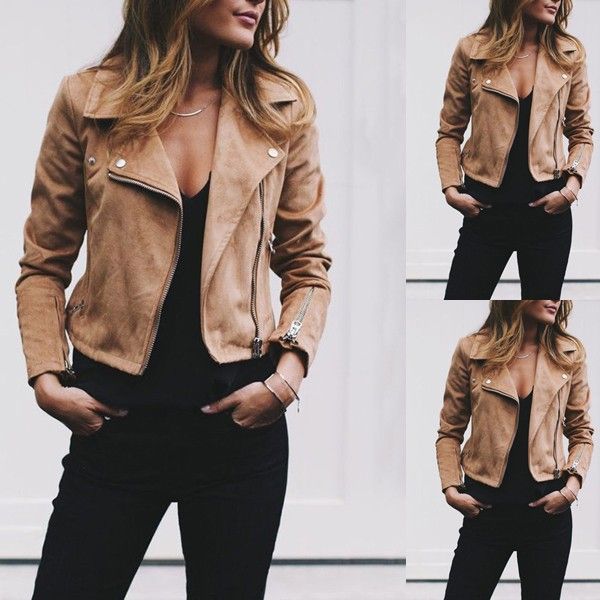 fashion long sleeve diagonal zipper bomber jacket women 2019 autumn winter suede plus size s-5xl ladies coat women and jackets, Black;brown
fashion long sleeve diagonal zipper bomber jacket women 2019 autumn winter suede plus size s-5xl ladies coat women and jackets, Black;brown