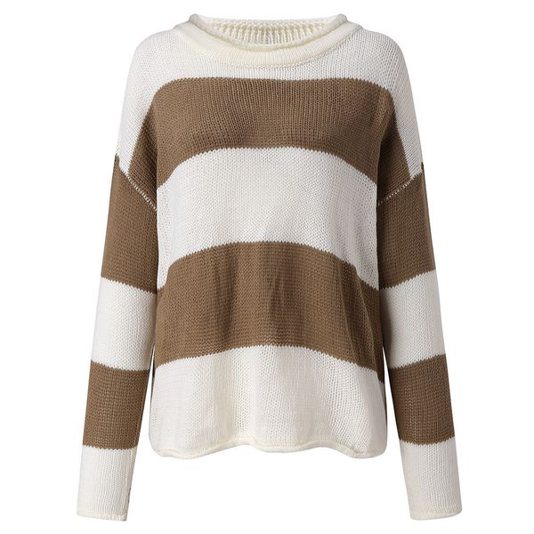 ostrich 2019 autumn sweater women harajuku jumper striped pullovers oversized sweaters korean vintage knitwear n30, White;black
ostrich 2019 autumn sweater women harajuku jumper striped pullovers oversized sweaters korean vintage knitwear n30, White;black