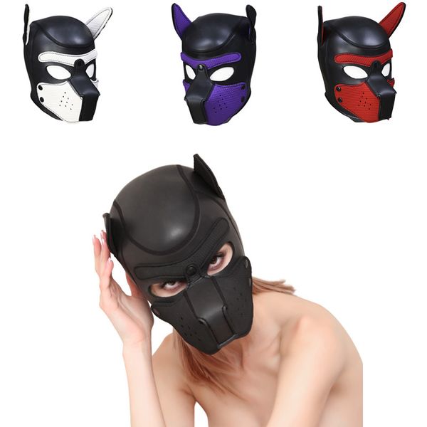 girls women cosplay props puppy mask role playing sm lady rubber helmet soft latex dog mask new, Silver
girls women cosplay props puppy mask role playing sm lady rubber helmet soft latex dog mask new, Silver
