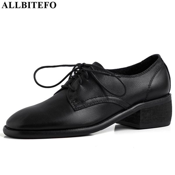 allbitefo genuine leather women heels frenulum spring autumn high heel shoes pure color round toe kitten heels, Black
allbitefo genuine leather women heels frenulum spring autumn high heel shoes pure color round toe kitten heels, Black