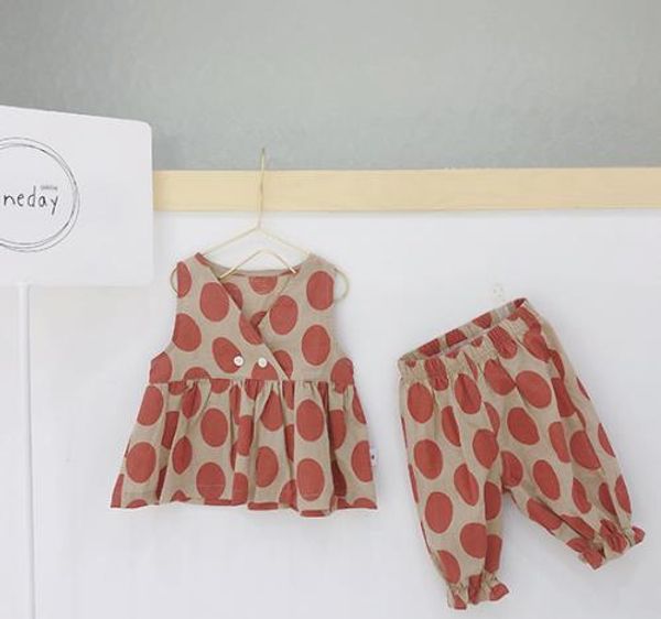2019 summer new girl cotton two piece set baby korean casual sleeveless set kids clothes, White
2019 summer new girl cotton two piece set baby korean casual sleeveless set kids clothes, White