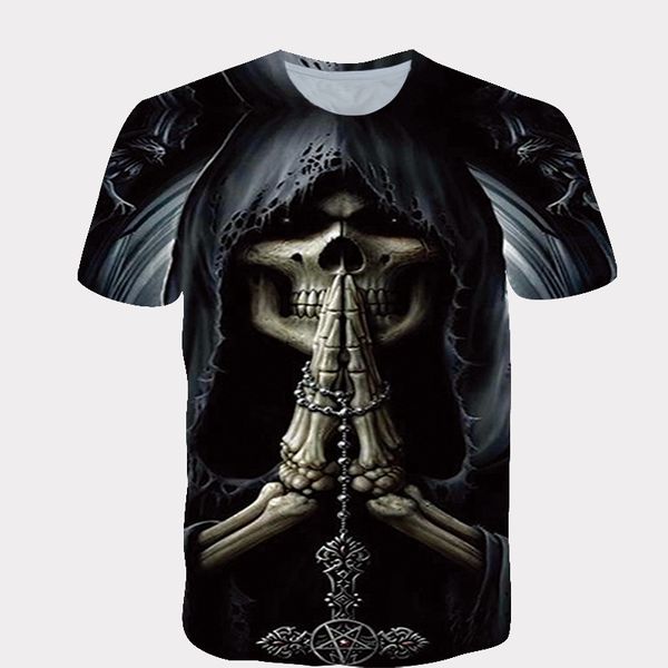 2020 new summer t shirt men streetwear round neck short sleeve tees funny terror male clothes casual skull 3d print tshirt, White;black
2020 new summer t shirt men streetwear round neck short sleeve tees funny terror male clothes casual skull 3d print tshirt, White;black