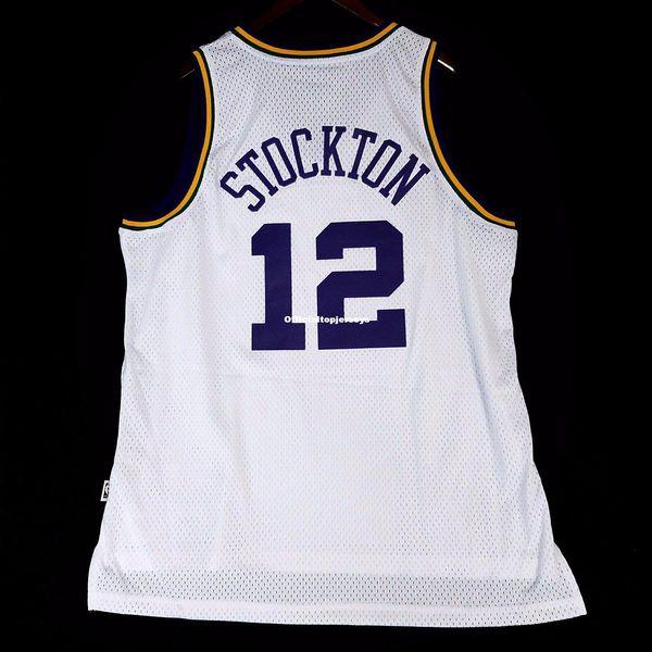100% stitched john stockton #12 soul sewn home jersey mens vest size xs-6xl stitched basketball jerseys ncaa, Black;blue
100% stitched john stockton #12 soul sewn home jersey mens vest size xs-6xl stitched basketball jerseys ncaa, Black;blue