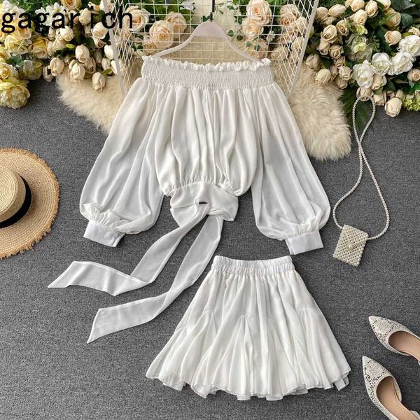 gagarich women two piece set 2020 new female western style lantern sleeve blouse sweet skirt ladies suit, White
gagarich women two piece set 2020 new female western style lantern sleeve blouse sweet skirt ladies suit, White