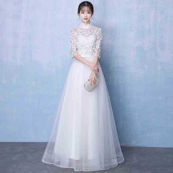 white oriental style banquet dresses chinese vintage traditional wedding cheongsam grandeur evening party dress size xs-xxxl, Red
white oriental style banquet dresses chinese vintage traditional wedding cheongsam grandeur evening party dress size xs-xxxl, Red