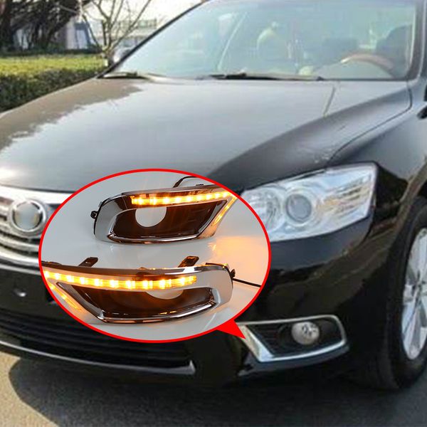 cscsnl 1 pair drl for camry 2009 2010 2011 daytime running lights fog lamp cover daylight turn yellow and night blue
cscsnl 1 pair drl for camry 2009 2010 2011 daytime running lights fog lamp cover daylight turn yellow and night blue