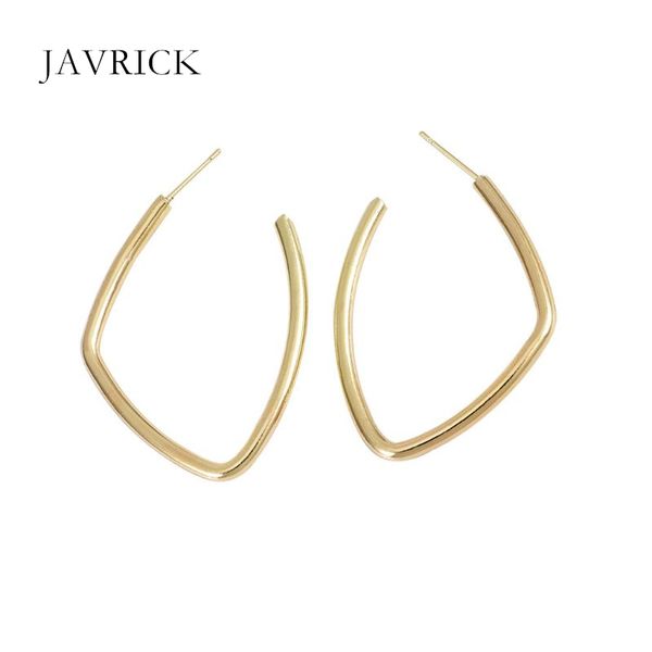 minimalist metal large irregular geometric hoop earrings women fashion jewelry lady ear accessories girls gift, Golden;silver
minimalist metal large irregular geometric hoop earrings women fashion jewelry lady ear accessories girls gift, Golden;silver