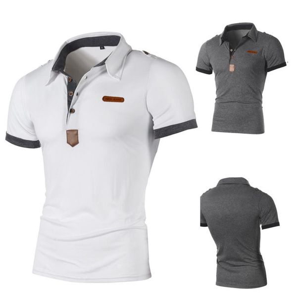 feitong 2018 fashion personality men's casual slim short sleeve letter blouse new arrival, White;black
feitong 2018 fashion personality men's casual slim short sleeve letter blouse new arrival, White;black