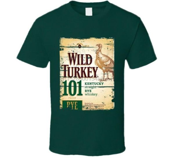 wild turkey 101 bourbon grunge look t shirt, White;black
wild turkey 101 bourbon grunge look t shirt, White;black