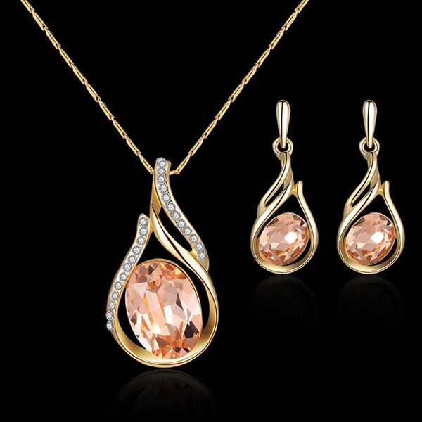 women's rhinestone oval faux quartz pendant ear stud earrings necklace jewelry set, Silver
women's rhinestone oval faux quartz pendant ear stud earrings necklace jewelry set, Silver