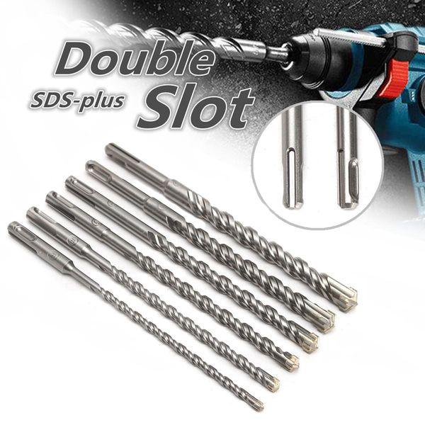 210mm 6/8/10/12/14mm sds plus crosshead twin spiral hammer drill bits twist wood drilling 
210mm 6/8/10/12/14mm sds plus crosshead twin spiral hammer drill bits twist wood drilling
