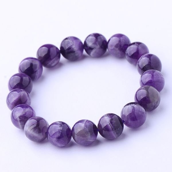 natural stones purple crystal quartz energy handmade beaded bracelet round beads bangle quartz crystal gift jewelry for couples, Black
natural stones purple crystal quartz energy handmade beaded bracelet round beads bangle quartz crystal gift jewelry for couples, Black