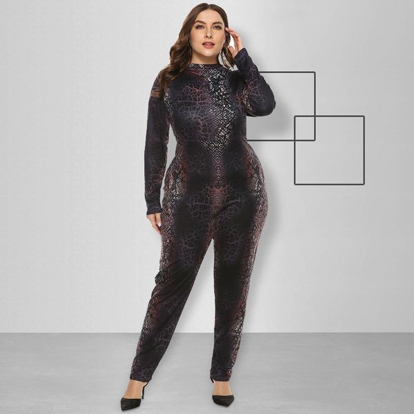 winter women's colorful snake-print bodysuit nightclub party bodysuit printed o-neck long sleeve, Black;white
winter women's colorful snake-print bodysuit nightclub party bodysuit printed o-neck long sleeve, Black;white