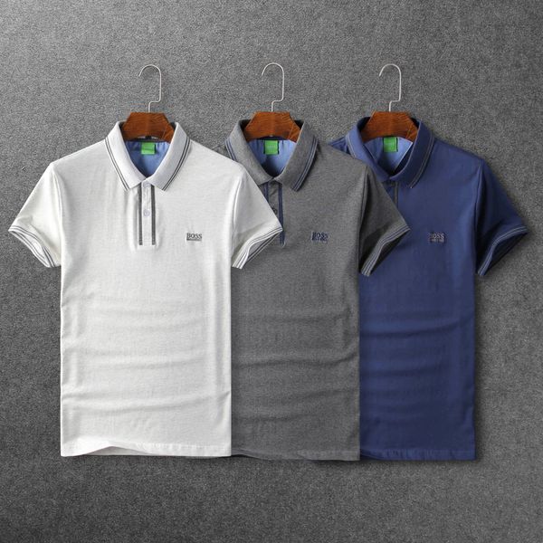 bosses fashion men polo shirt designer casual wild breathable cotton summer blouse private custom tide brand loose shirt new selling top, White;black
bosses fashion men polo shirt designer casual wild breathable cotton summer blouse private custom tide brand loose shirt new selling top, White;black
