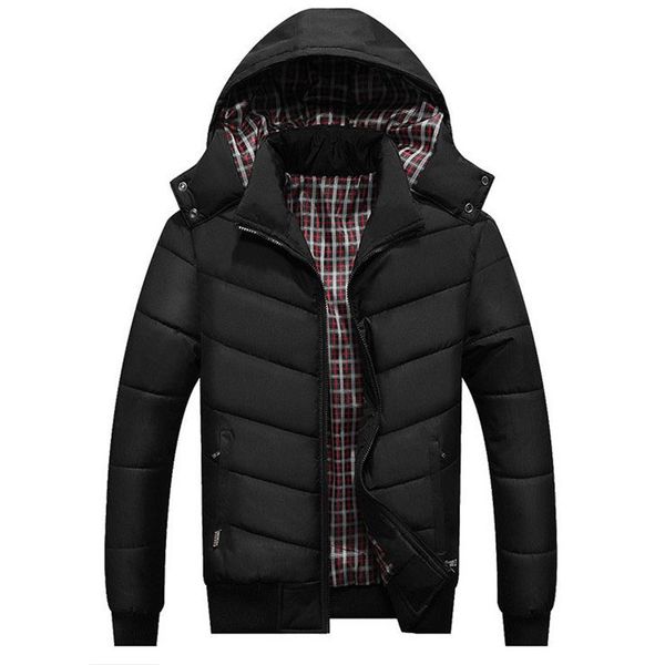 wholesale - men's winter jacket large size casual hooded cotton thick warm pop pike coat, Black
wholesale - men's winter jacket large size casual hooded cotton thick warm pop pike coat, Black