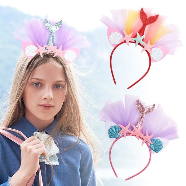 baby girls casual mesh cartoon headband childrens cute headwear girls mermaid hair accessories, Slivery;white
baby girls casual mesh cartoon headband childrens cute headwear girls mermaid hair accessories, Slivery;white