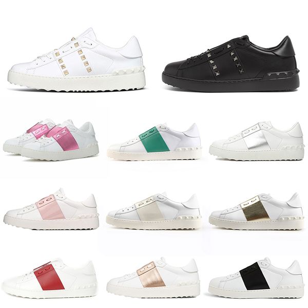 new luxury designer platform casual shoes white black silver fashion men women leather rivet open low sports sneakers size 35-46
new luxury designer platform casual shoes white black silver fashion men women leather rivet open low sports sneakers size 35-46