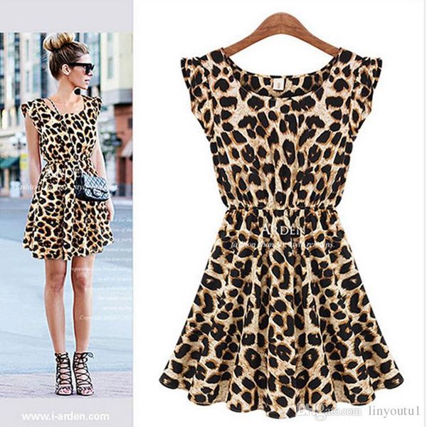 print dress women summer dresses leopard vestido plus size s-xl slim beach dress girl casual mini dress, Black;gray
print dress women summer dresses leopard vestido plus size s-xl slim beach dress girl casual mini dress, Black;gray