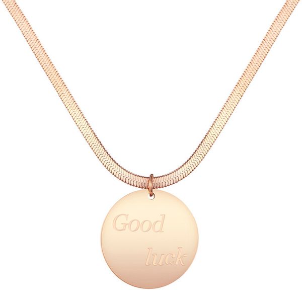 jioromy ins necklace for women titanium steel heart gold medal pendant jewelry good luck letters girl gifts chokers necklaces, Golden;silver
jioromy ins necklace for women titanium steel heart gold medal pendant jewelry good luck letters girl gifts chokers necklaces, Golden;silver