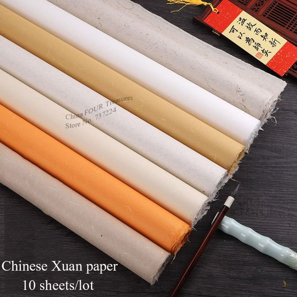 10sheets chinese yunlong pi zhi rice paper calligraphy sumi-e writing traditional chinese painting xuan craft packing paper
10sheets chinese yunlong pi zhi rice paper calligraphy sumi-e writing traditional chinese painting xuan craft packing paper