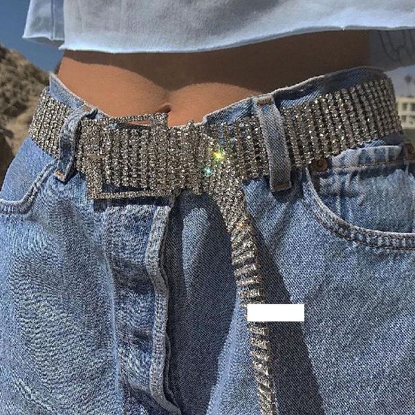 women rhinestone shiny waistband belts casual party dress belt chain women girl apparel accessories, Black;brown
women rhinestone shiny waistband belts casual party dress belt chain women girl apparel accessories, Black;brown