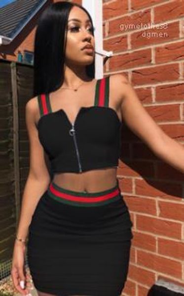 две пьесы crop топы юбки 2pcs конструктора сексуальные костюмы костюмы одежда наборы женщин платья костюмы, White
две пьесы crop топы юбки 2pcs конструктора сексуальные костюмы костюмы одежда наборы женщин платья костюмы, White